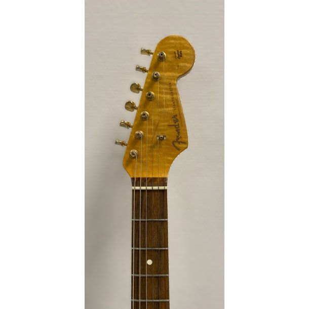 (USED) Fender Custom Shop 1960 Stratocaster Daphne Blue, Gold Hardware 1996